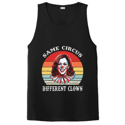 Same Circus Different Clown Funny Kamala Harris Clown PosiCharge Competitor Tank