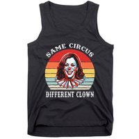 Same Circus Different Clown Funny Kamala Harris Clown Tank Top