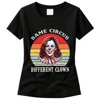 Same Circus Different Clown Funny Kamala Harris Clown Womens T-Shirt
