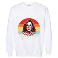 Same Circus Different Clown Funny Kamala Harris Clown Garment-Dyed Sweatshirt