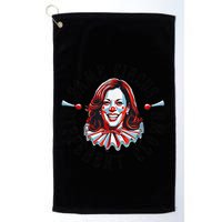 Same Circus Different Clown Funny Kamala Harris Clown Golf Towel