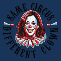 Same Circus Different Clown Funny Kamala Harris Clown Infant Baby Jersey Bodysuit