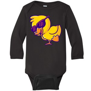 Sunglasses Cute Ducky Shower Lovers Baby Toys Rubber Duck Baby Long Sleeve Bodysuit