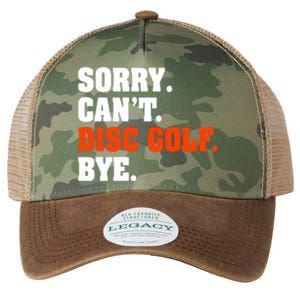 Sorry Cant Disc Golf Bye Legacy Tie Dye Trucker Hat