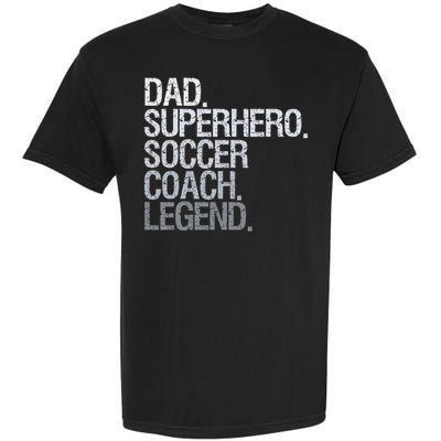 Soccer Coach Dad Garment-Dyed Heavyweight T-Shirt