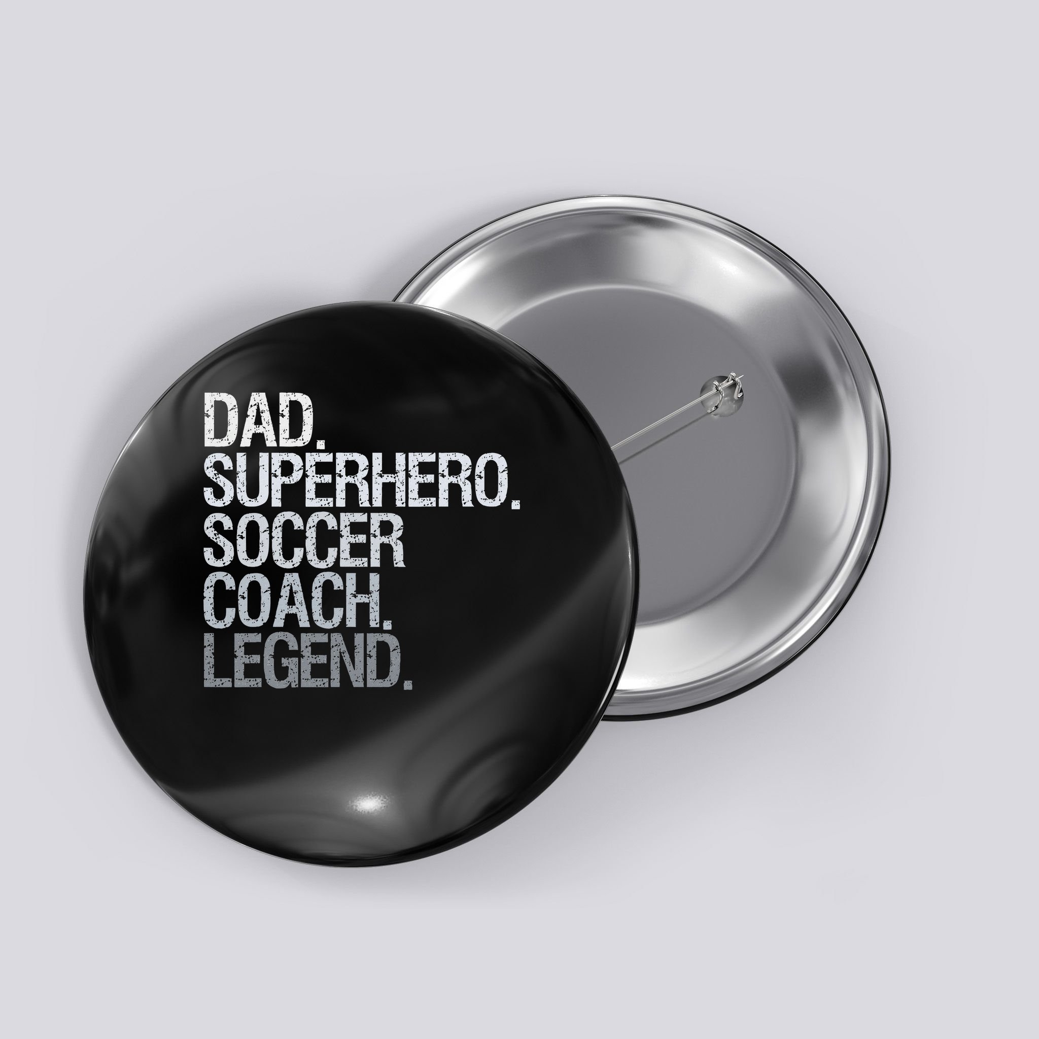 Soccer Coach Dad Button