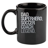 Soccer Coach Dad 11oz C Handle Ceramic Mug