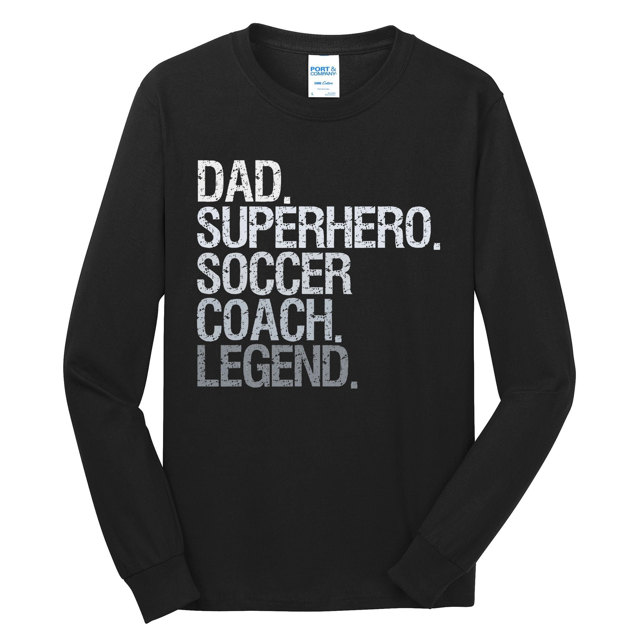 Soccer Coach Dad Tall Long Sleeve T-Shirt