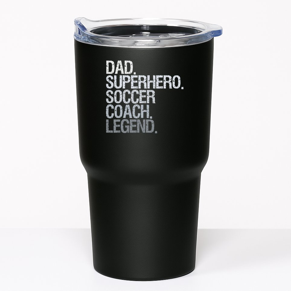Soccer Coach Dad Tumbler