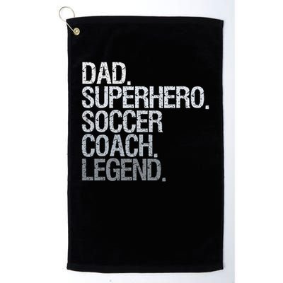 Soccer Coach Dad Golf Towel