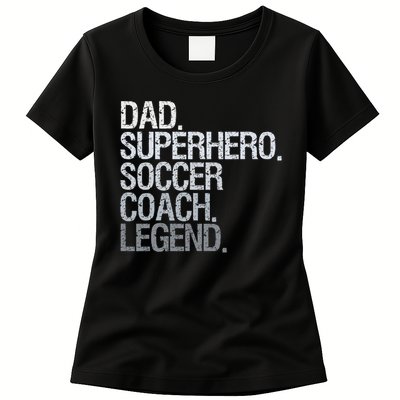 Soccer Coach Dad Womens T-Shirt