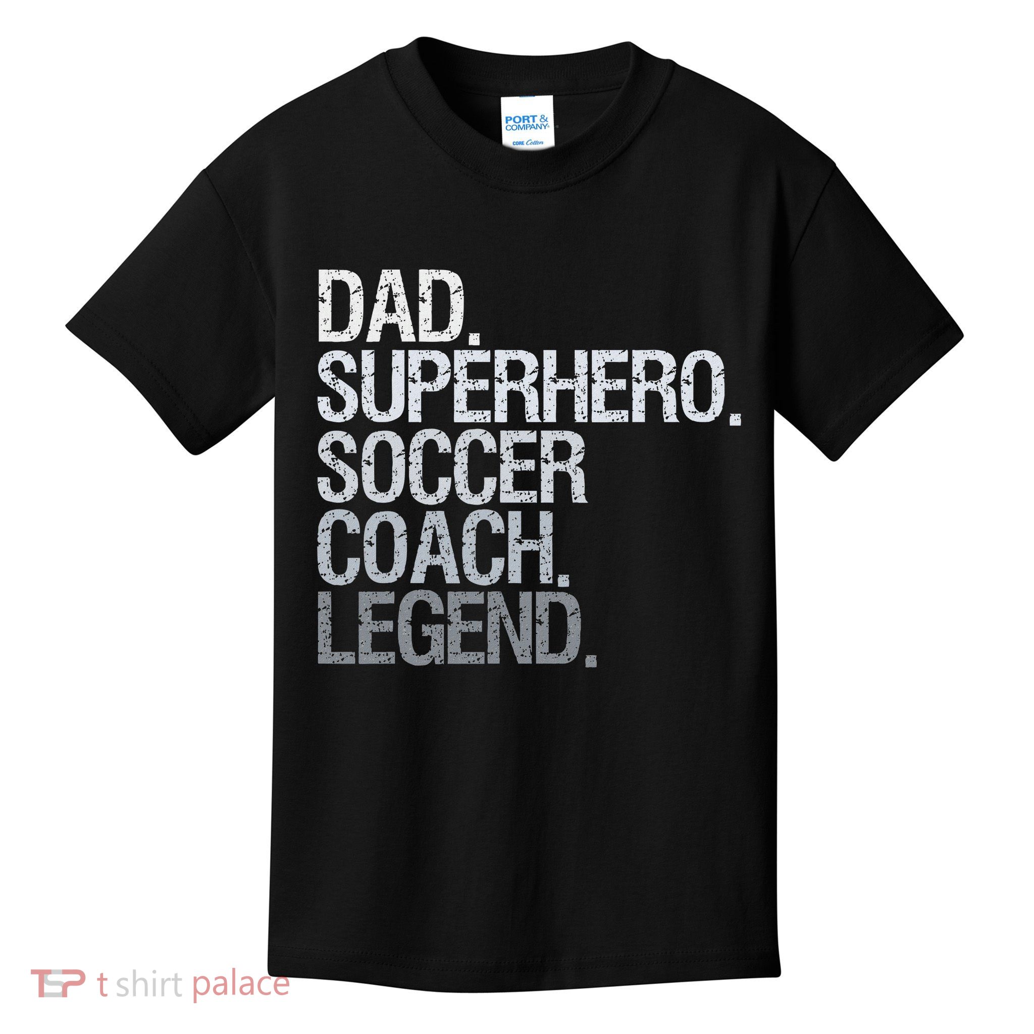 Soccer Coach Dad Kids T-Shirt
