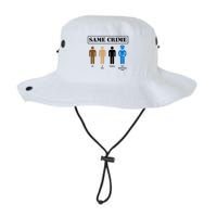 Same Crime Different Time Funny Satirical Bucket Hat