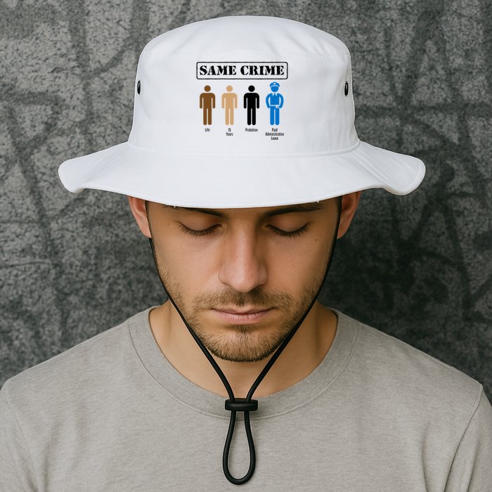 Same Crime Different Time Funny Satirical Bucket Hat