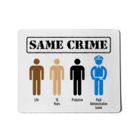 Same Crime Different Time Funny Satirical Mousepad