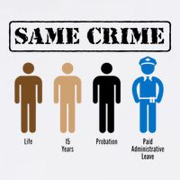Same Crime Different Time Funny Satirical Tank Top