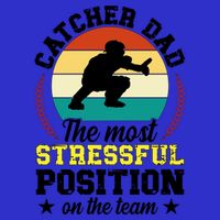 Softball Catcher Dad Funny Dad Of A Softball Catcher Father Meaningful Gift Button