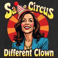 Same Circus Different Clown Kamala Harris Election Day 2024 Microfiber Hand Towel