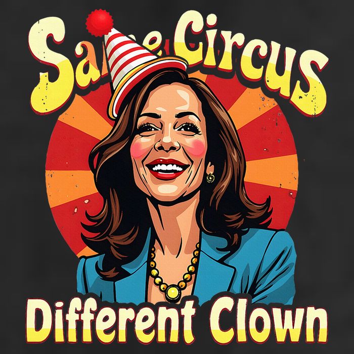 Same Circus Different Clown Kamala Harris Election Day 2024 Microfiber Hand Towel