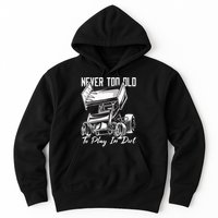 SPRINT CAR DIRT TRACK RACING Play In Dirt Hoodie