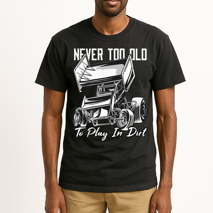 SPRINT CAR DIRT TRACK RACING Play In Dirt Tall T-Shirt