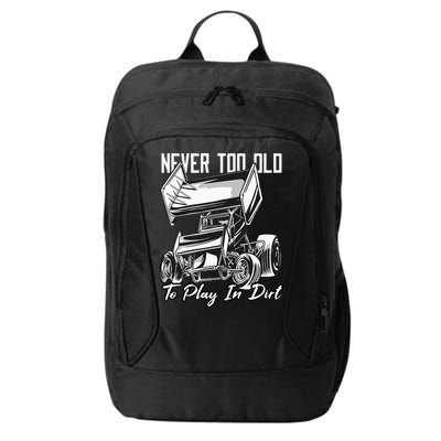SPRINT CAR DIRT TRACK RACING Play In Dirt City Backpack