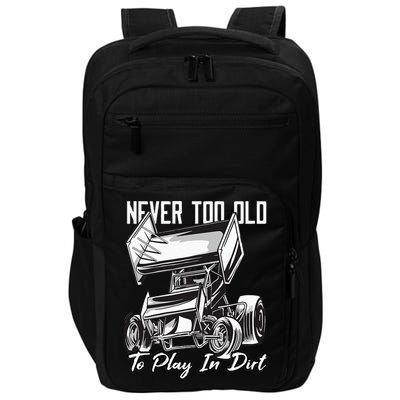 SPRINT CAR DIRT TRACK RACING Play In Dirt Impact Tech Backpack