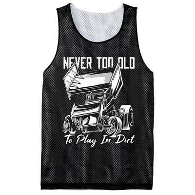 SPRINT CAR DIRT TRACK RACING Play In Dirt Mesh Reversible Basketball Jersey Tank