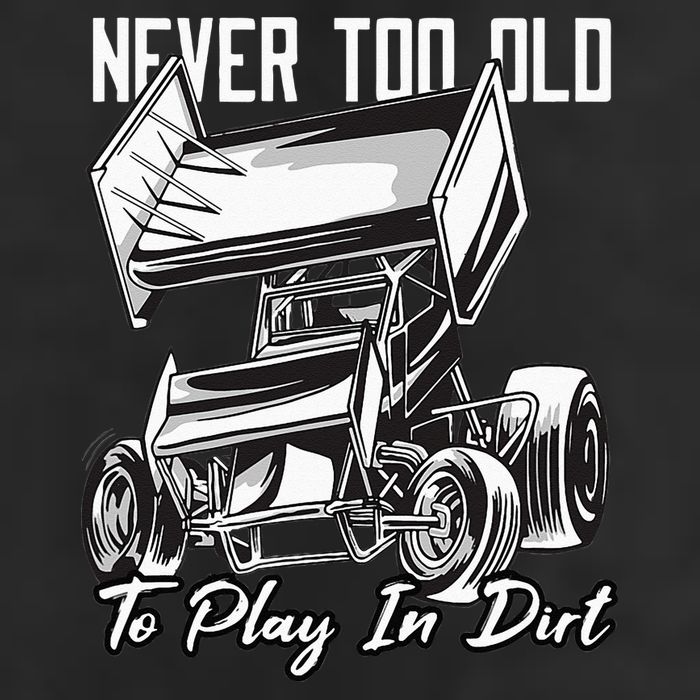 SPRINT CAR DIRT TRACK RACING Play In Dirt Golf Towel