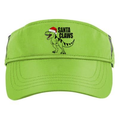 Santa Claws Dinosaur Christmas Adult Drive Performance Visor