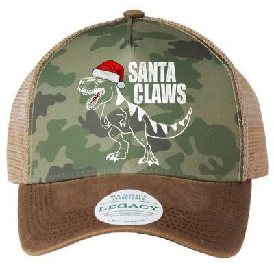 Santa Claws Dinosaur Christmas Legacy Tie Dye Trucker Hat