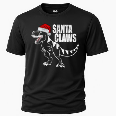 Santa Claws Dinosaur Christmas Performance Shirt