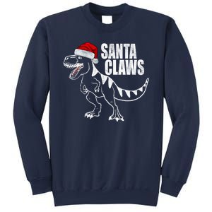 Santa Claws Dinosaur Christmas Sweatshirt