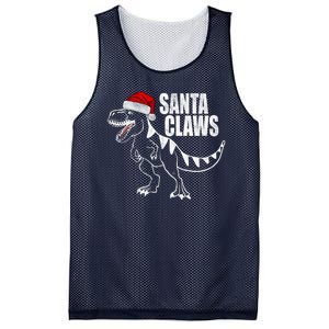 Santa Claws Dinosaur Christmas Mesh Reversible Basketball Jersey Tank