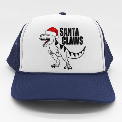 Santa Claws Dinosaur Christmas Trucker Hat