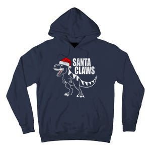 Santa Claws Dinosaur Christmas Tall Hoodie