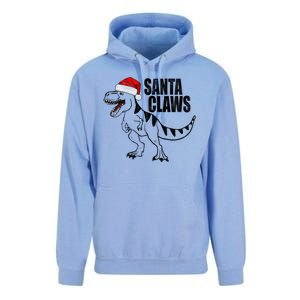 Santa Claws Dinosaur Christmas Unisex Surf Hoodie