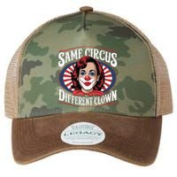 Same Circus Different Clown Kamala Harris Funny Legacy Tie Dye Trucker Hat