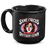 Same Circus Different Clown Kamala Harris Funny 15oz Campfire Ceramic Mug