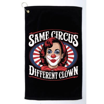 Same Circus Different Clown Kamala Harris Funny Golf Towel