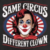 Same Circus Different Clown Kamala Harris Funny Microfiber Hand Towel