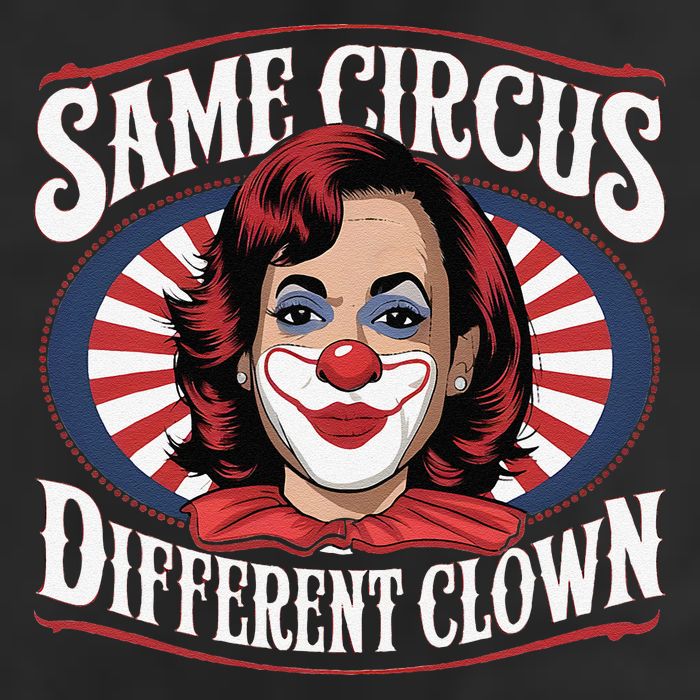 Same Circus Different Clown Kamala Harris Funny Microfiber Hand Towel