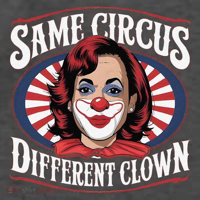 Same Circus Different Clown Kamala Harris Funny Vector Backpack