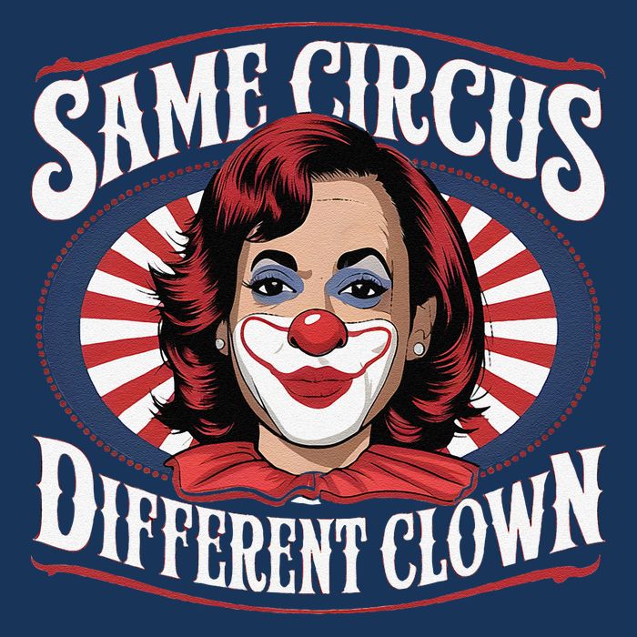 Same Circus Different Clown Kamala Harris Funny Infant Baby Jersey Bodysuit