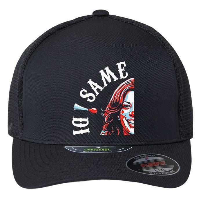 Same Circus Different Clowremn Kamala Harris Flexfit Unipanel Trucker Cap