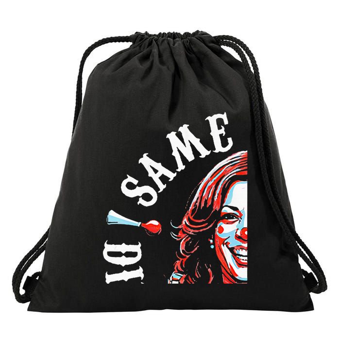 Same Circus Different Clowremn Kamala Harris Drawstring Bag