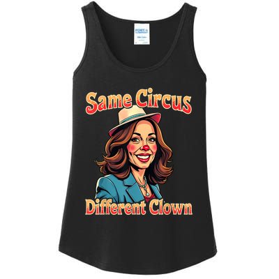 Same Circus Different Clown Election Day Kamala Harris 2024 Ladies Essential Tank