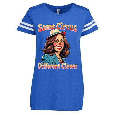 Same Circus Different Clown Election Day Kamala Harris 2024 Enza Ladies Jersey Football T-Shirt