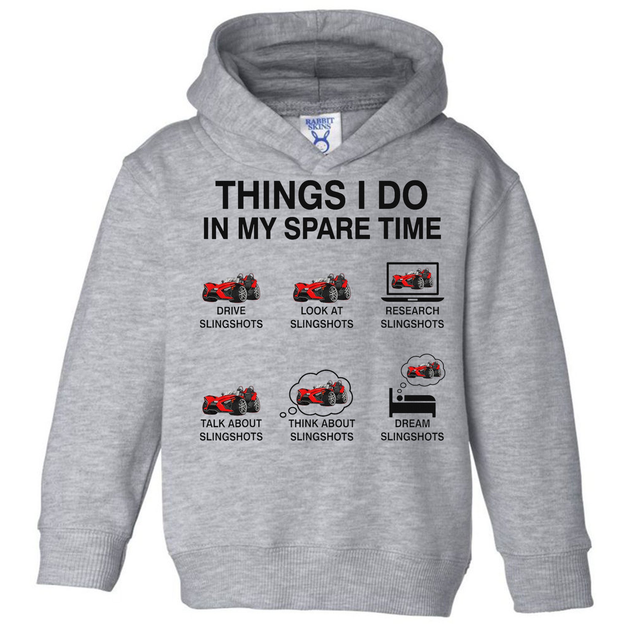 Slingshot Car Drivers 3 Wheeled Car Funny Sling Shot Dad Toddler Hoodie