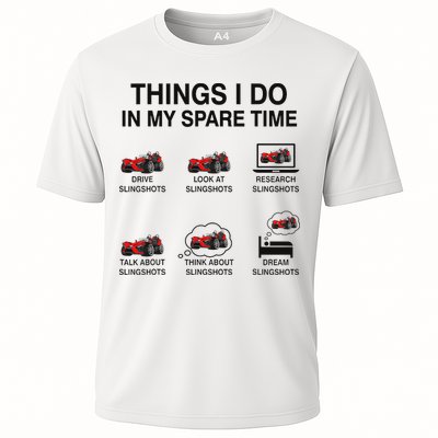 Slingshot Car Drivers 3 Wheeled Car Funny Sling Shot Dad Cooling Performance Crew T-Shirt